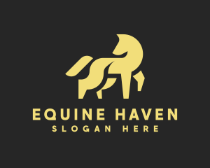 Stable - Wildlife Horse Stable logo design