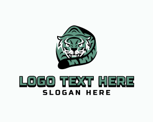 Mascot - Sneaking Tiger Mascot logo design