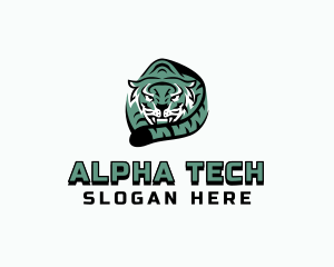 Alpha - Sneaking Tiger Avatar logo design