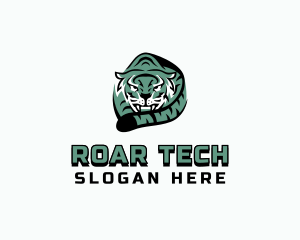 Roar - Sneaking Tiger Avatar logo design