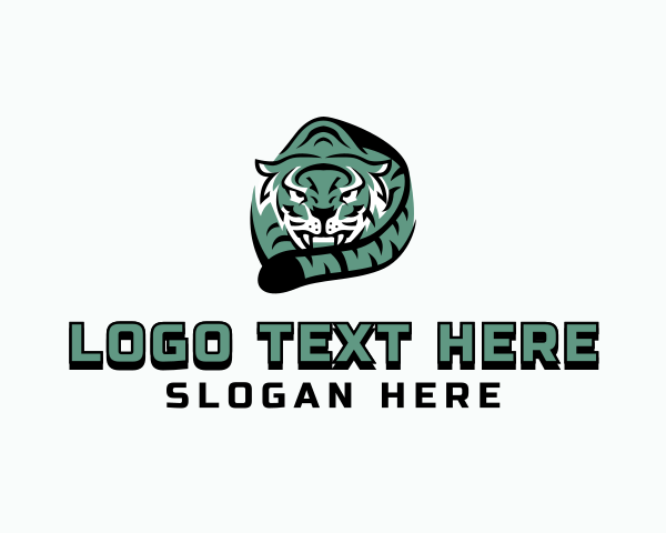 Power - Sneaking Tiger Avatar logo design