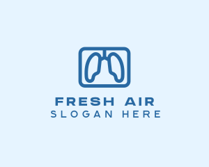 Lungs - Respiratory Lung Oxygen logo design