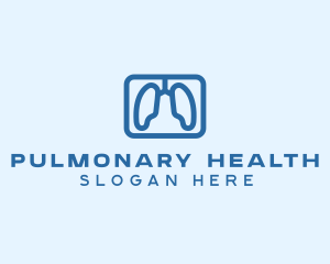 Pulmonary - Respiratory Lung Oxygen logo design