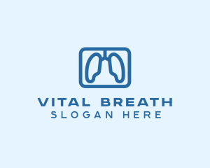 Lung - Respiratory Lung Oxygen logo design