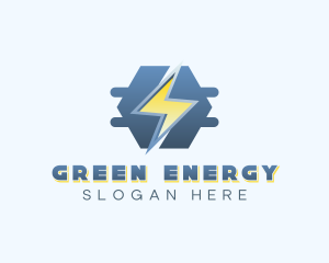 Lightning Bolt Energy logo design