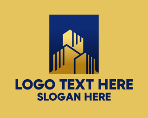 Skyline - High Rise Buildings logo design