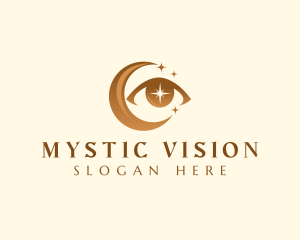 Mystic Moon Eye logo design