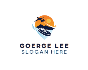 Resort - Gps Travel Cruise logo design