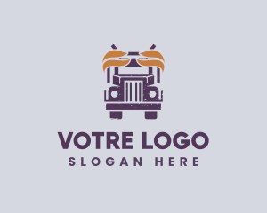 Truck Vehicle Delivery Logo