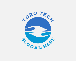 Tech Waves Firm logo design