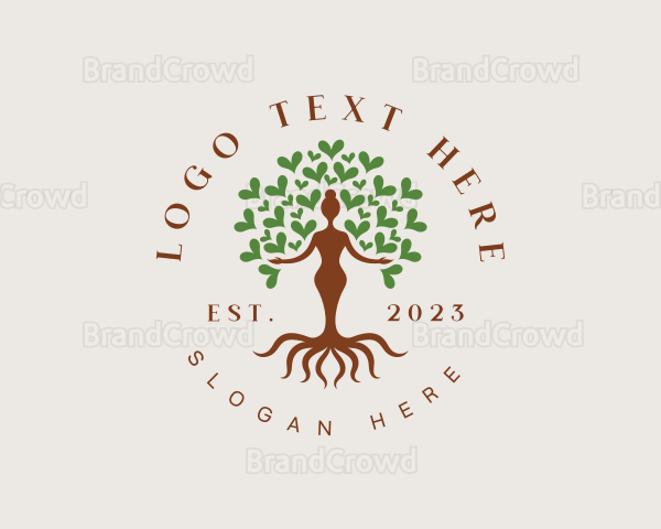 Organic Tree Female Logo