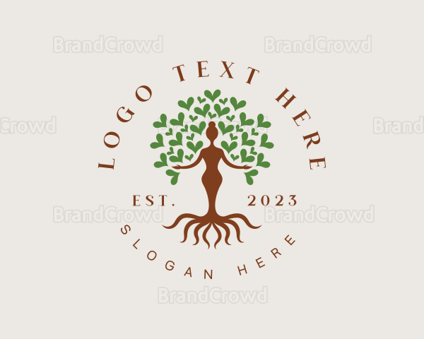 Organic Tree Female Logo