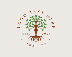 Organic Tree Female Logo