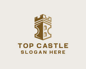 Castle Shield Defense logo design
