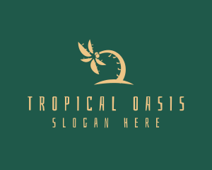 Tropical - Tropical Coconut Tree Summer logo design