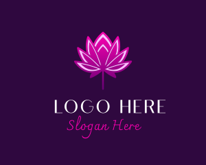 Lotus - Lotus Flower Bud logo design