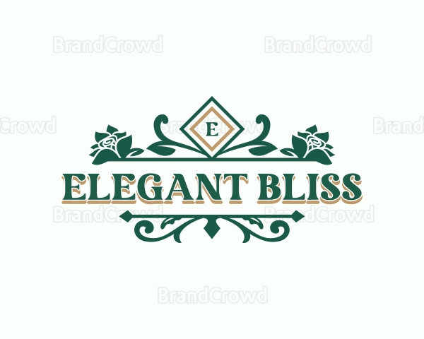 Stylish Wedding Florist Logo