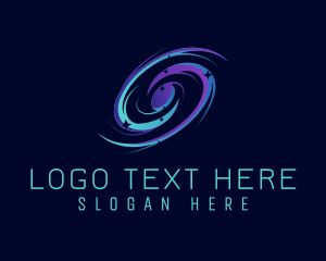 Universe - Space Galaxy Exploration logo design