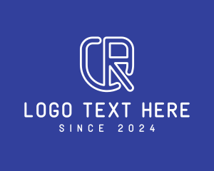 Protection - Shield Company Letter CR logo design
