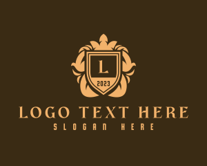 Luxury - Premium Hotel Shield logo design