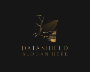 Piano Musician Instrument Logo