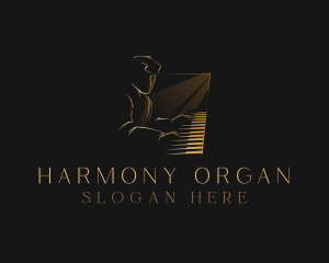 Organ - Piano Musician Instrument logo design