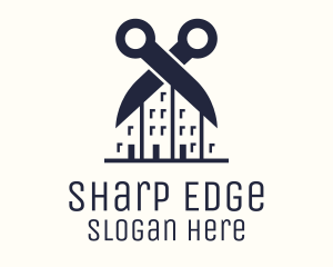 Scissor - Shears Urban Landscaper logo design