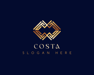 Business Geometric Letter C logo design