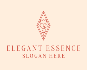 Elegant Tulip Flower logo design