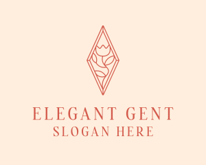 Elegant Tulip Flower logo design