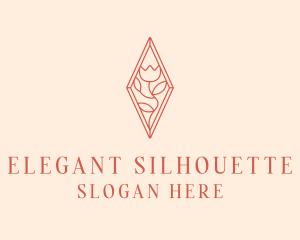 Elegant Tulip Flower logo design