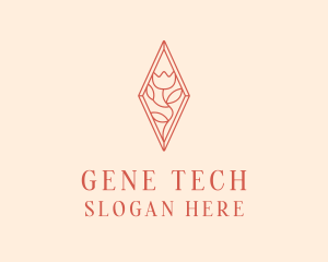 Elegant Tulip Flower logo design