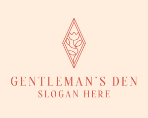 Elegant Tulip Flower logo design