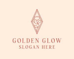 Elegant Tulip Flower logo design