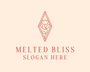 Elegant Tulip Flower logo design