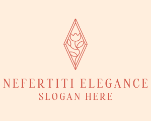 Elegant Tulip Flower logo design