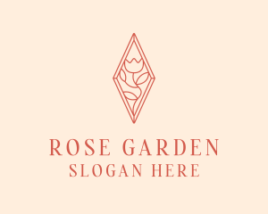 Rose - Elegant Rose Bloom logo design