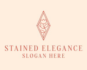 Elegant Tulip Flower logo design