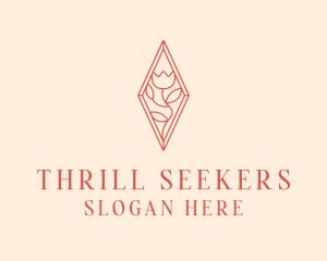 Elegant Tulip Flower logo design