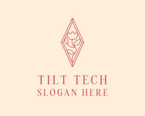 Elegant Tulip Flower logo design