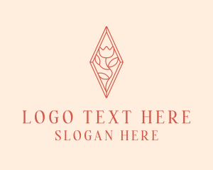 Lux - Elegant Rose Bloom logo design