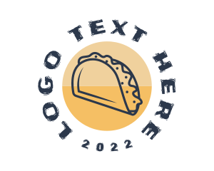 Taco - Mexican Dish Taco logo design