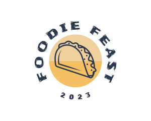 Mexican Dish Taco  logo design