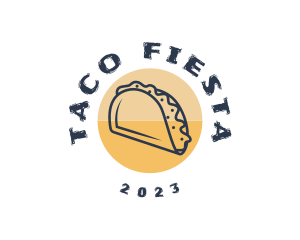 Taco - Mexican Dish Taco logo design