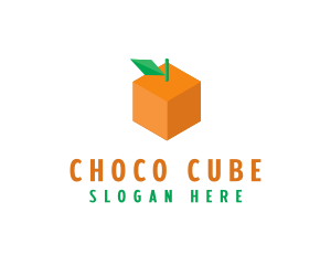 Orange Cube Box logo design
