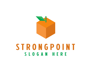 Orange - Orange Cube Box logo design