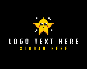 Entertainment - Pixel Gaming Star logo design