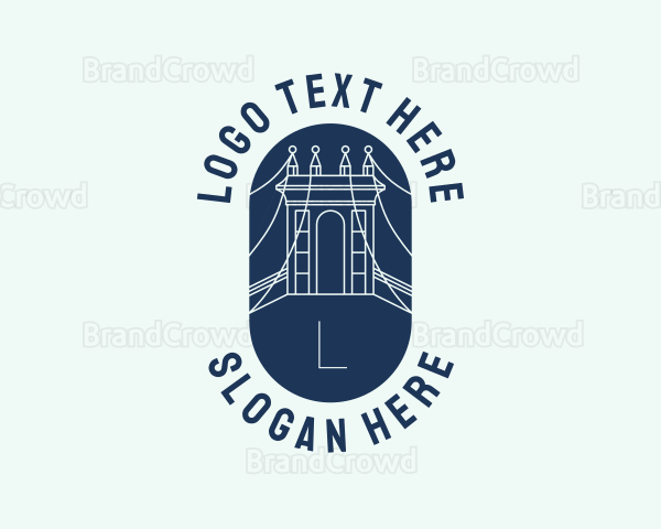 Brooklyn Bridge Structure Logo