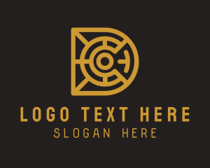 Blockchain - Digital Crypto Letter D & C logo design