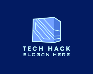 Cyber Tech Cube logo design